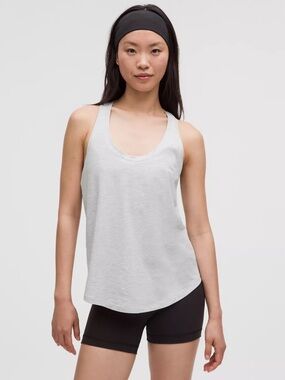 Lululemon Light Gray Heather Love Tank NWT